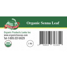 Senna Leaf Whole Organic